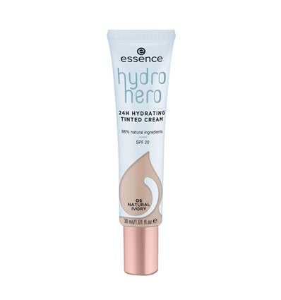 Essence Hydro Hero 24h Hydrating Tinted Cream 05 Natural Ivory 30ml