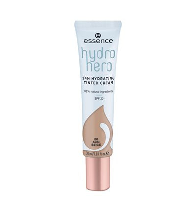 Essence Hydro Hero 24h Hydrating Tinted Cream 20 Sun Beige 30ml